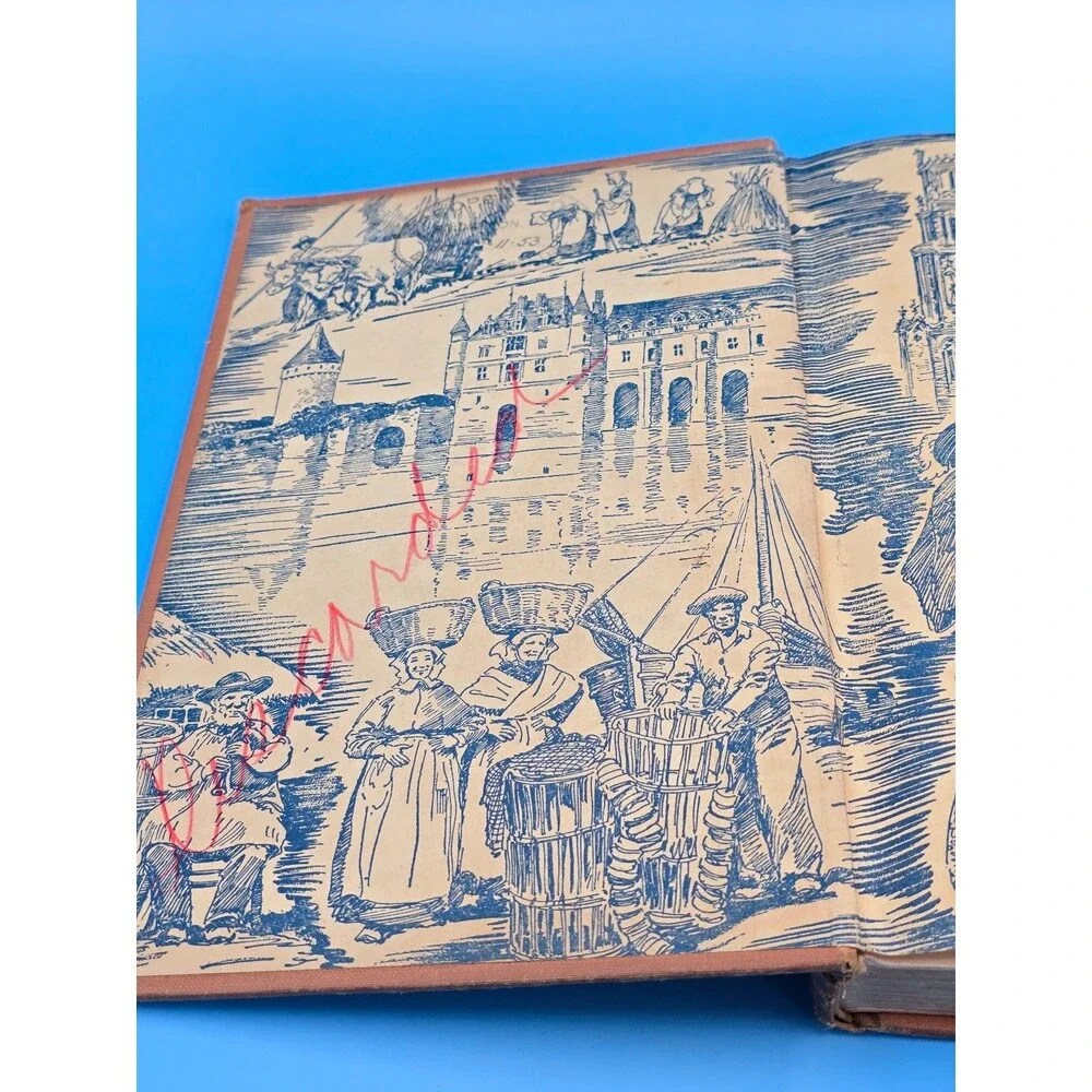 Vintage hardcover copy of French Book One: Language, Literature, and Life
